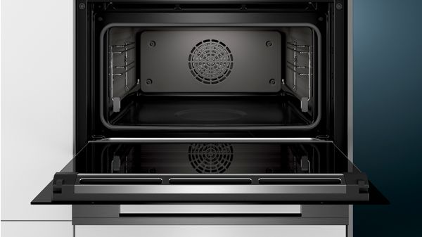 iQ700 Built-in compact oven with steam function Black CS858GRB6B CS858GRB6B-6