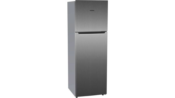 iQ300 free-standing fridge-freezer with freezer at top 145.6 x 55 cm Inox-look KD23NVL3AK KD23NVL3AK-1