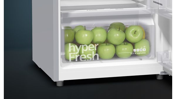 iQ300 free-standing fridge-freezer with freezer at top 145.6 x 55 cm Inox-look KD23NVL3AK KD23NVL3AK-6