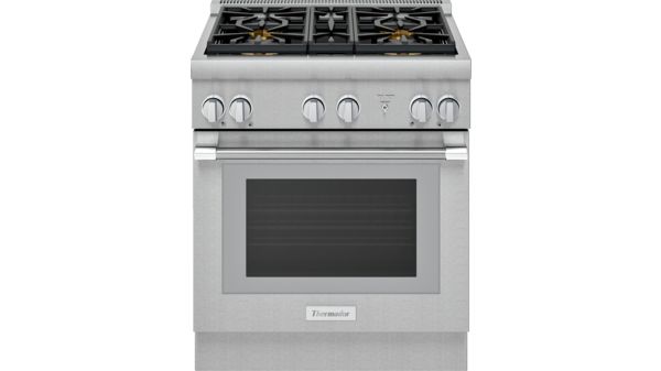 Gas Freestanding Range 30'' Pro Harmony® Standard Depth Stainless Steel PRG304WH PRG304WH-1