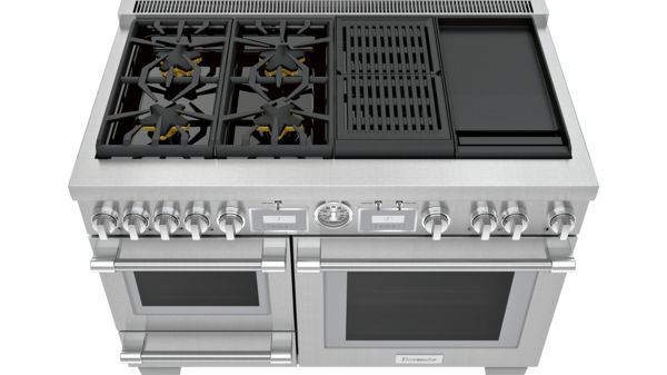 Cuisinière pose-libre large avec deux modes de cuisson PRD48WCSGC PRD48WCSGC-3