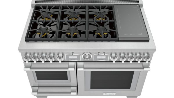 Cuisinière pose-libre large avec deux modes de cuisson PRD48WISGC PRD48WISGC-2