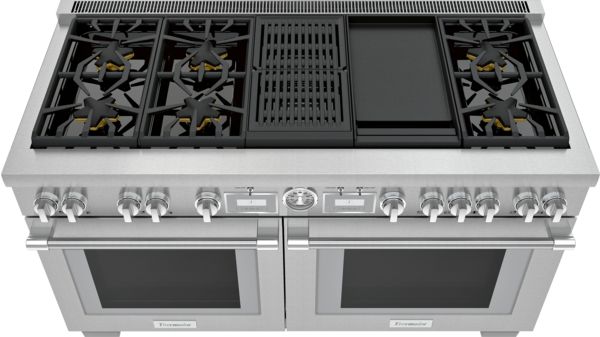 Dual Fuel Professional Range 60'' Pro Grand® Commercial Depth PRD606WCG PRD606WCG-3