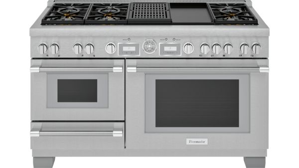 Cuisinière pose-libre large avec deux modes de cuisson 60'' Pro Grand® Commercial Depth PRD606WCSG PRD606WCSG-1