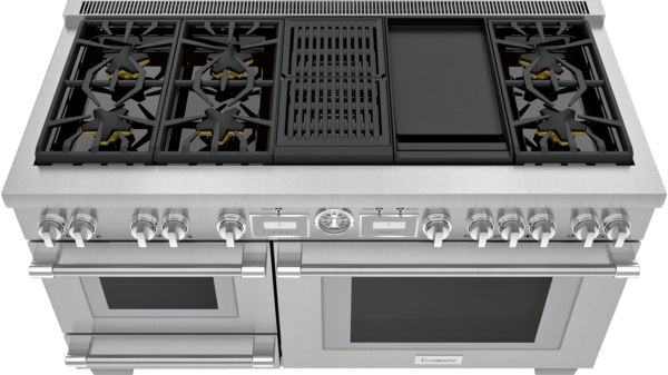 Cuisinière pose-libre large avec deux modes de cuisson 60'' Pro Grand® Commercial Depth PRD606WCSG PRD606WCSG-3