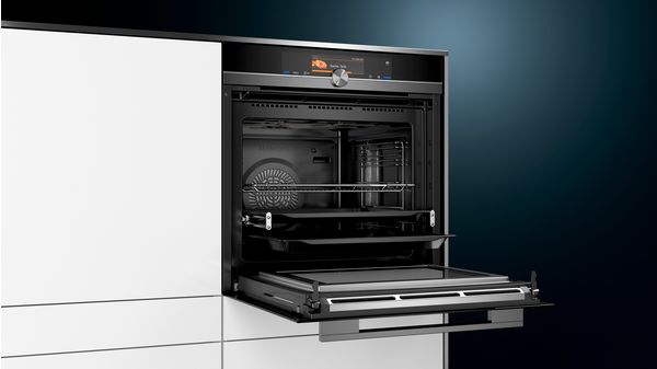 iQ700 Einbau-Backofen mit Mikrowellen- und Dampffunktion 60 x 60 cm Schwarz HN878G4B6 HN878G4B6-6