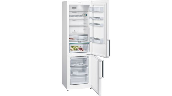 iQ500 Réfrigérateur combiné pose-libre 203 x 60 cm Blanc KG39NAW35 KG39NAW35-2