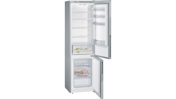 iQ300 Kombinált hűtő / fagyasztó inoxlook ajtók KG39VUL31 KG39VUL31-2