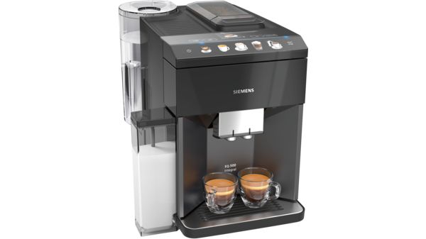 Fully automatic coffee machine EQ.500 integral Sapphire black metallic TQ505R09 TQ505R09-17