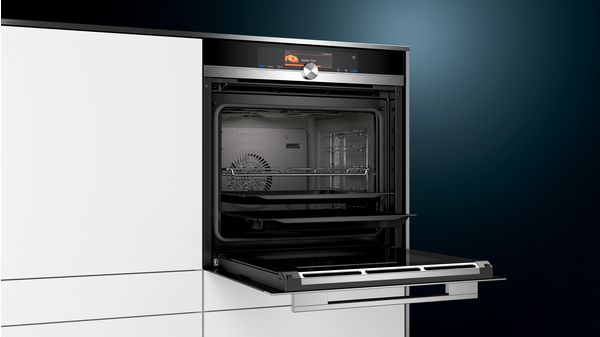 iQ700 Built-in oven with steam function 60 cm Stainless steel HS658GES6B HS658GES6B-8