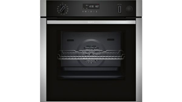 N 50 Built-in oven with added steam function 60 x 60 cm Stainless steel B3AVH4HH0B B3AVH4HH0B-1