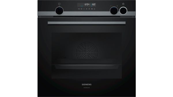 iQ500 Built-in oven with added steam function 60 x 60 cm Black HR478GCB6B HR478GCB6B-1