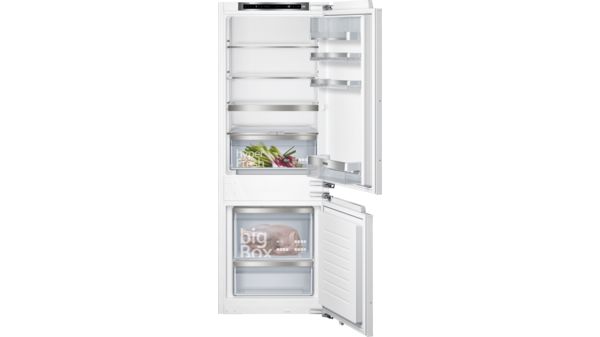 iQ500 Réfrigérateur combiné intégrable 157.8 x 55.8 cm Charnières pantographes softClose KI77SADE0 KI77SADE0-1