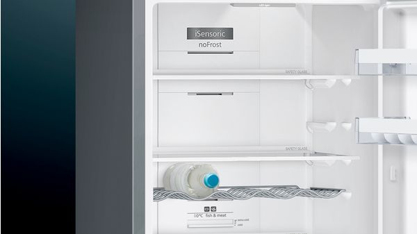 iQ300 free-standing fridge-freezer with freezer at bottom 186 x 60 cm Inox-easyclean KG36NVI36K KG36NVI36K-5