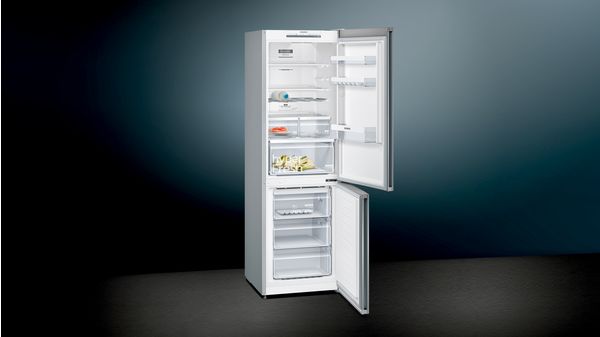 iQ300 雪櫃 (下置冰格) 186 x 60 cm 易清潔不鏽鋼色 KG36NVI36K KG36NVI36K-2