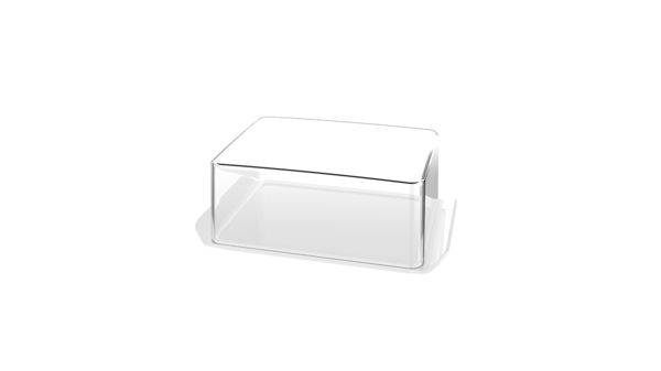 Beurrier Blanc / Transparent pour e.a. Bosch, Siemens Réfrigérateur  12028344