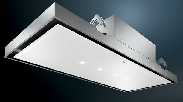 Siemens - hotte de plafond 90cm 798m3/h a+ blanc lr97caq20 - iq500  SIE4242003825655 - Conforama