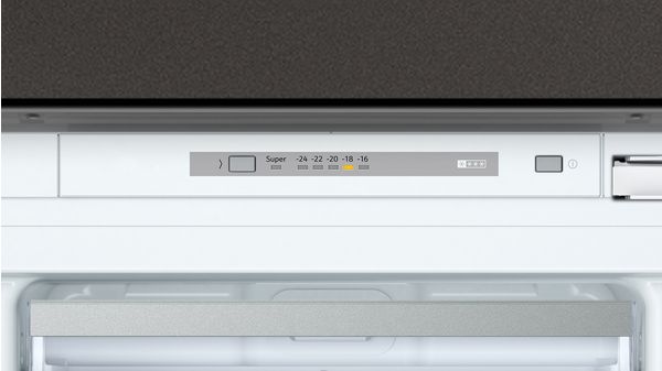 N 70 Built-in freezer 87.4 x 55.8 cm soft close flat hinge GI1216DE0 GI1216DE0-3