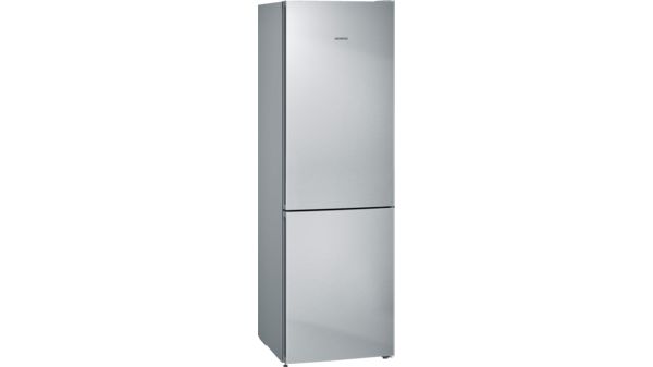 iQ300 free-standing fridge-freezer with freezer at bottom 186 x 60 cm Inox-easyclean KG36NVI37K KG36NVI37K-1
