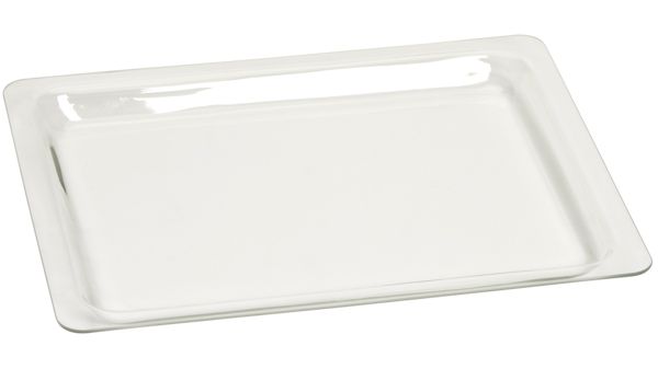 Glass baking tray glass pan, 30 x 455 x 364 mm, transparent 00468419 00468419-2