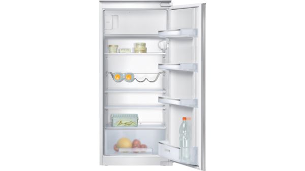 iQ100 built-in fridge with freezer section 122.5 x 56 cm sliding hinge KI24LV21FF KI24LV21FF-1