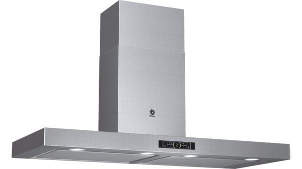 Campana decorativa de pared box 120 cm Acero inoxidable 3BC8129 3BC8129-1