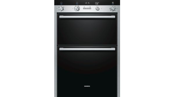 iQ500 built-in double oven Stainless steel HB55MB551B HB55MB551B-1