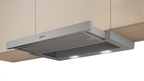 Picture of Neff D46ED22N1B 60cm Telescopic Cooker Hood in Silver metallic