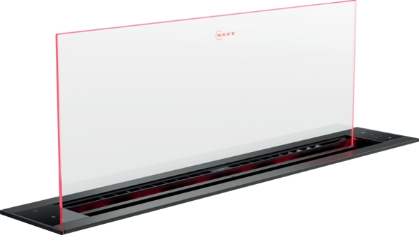 Picture of Neff I88WMM1S7B 80cm Downdraft Hood in Clear Glass and Black