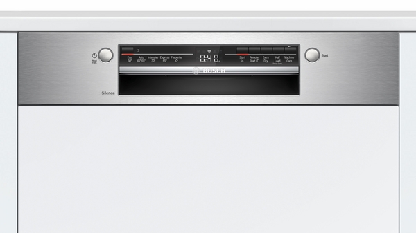 Picture of Bosch SMI2ITS33G Serie 2 Wifi Enabled Semi Integrated Dishwasher in Stainless Steel