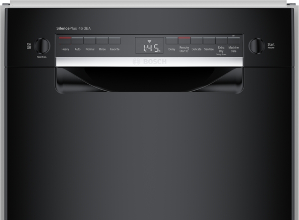 Model: SPE53B56UC | Bosch 300 Series, Dishwasher, 17 3/4'', Black