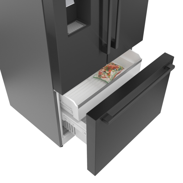 Model: B36CD50SNB | Bosch B36CD50SNB, French Door Bottom Mount Refrigerator