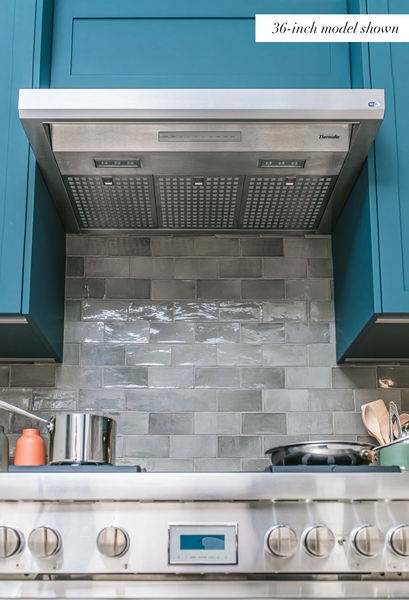 Model: HMWB481WS | Thermador Masterpiece®, Low-Profile Wall Hood, 48'', Stainless Steel