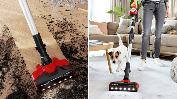 Picture of Bosch BCS71PETGB, Rechargeable vacuum cleaner Tornado red - Discontinued