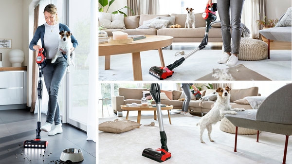 Picture of Bosch BCS71PETGB, Rechargeable vacuum cleaner Tornado red - Discontinued
