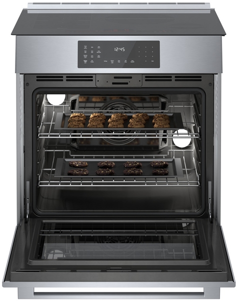 Model: HIIP057U | Bosch Benchmark®, Induction Slide-in Range, 30'', Stainless Steel