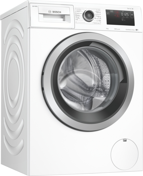 Bosch Serie 6 WDU8H541ES lavadora-secadora Independiente Carga frontal  Blanco E