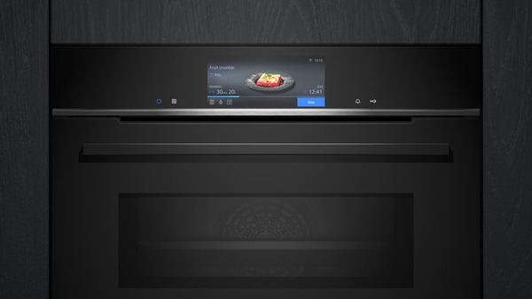 Picture of Siemens HM778GMB1B Built In Oven With Microwave Function In Black