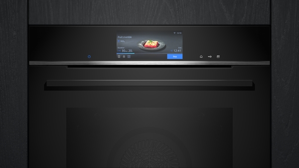 Picture of Siemens HS758G3B1B Built In Oven With Steam Function In Black