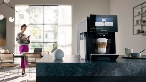 Picture of Siemens TQ903GB9 Bean to Cup EQ900 Coffee Machine with Removable Water Tank
