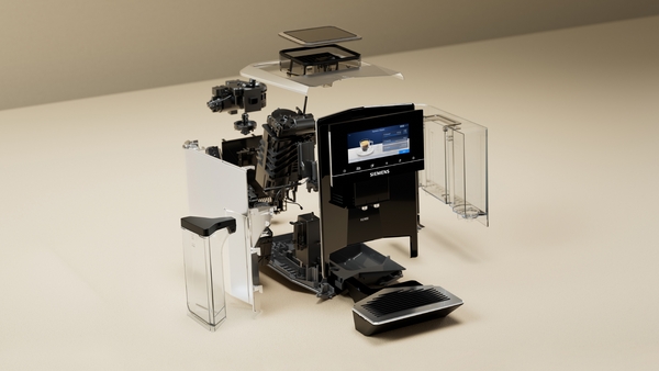 Picture of Siemens TQ903GB9 Bean to Cup EQ900 Coffee Machine with Removable Water Tank