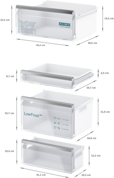 Picture of Siemens KI86VVFE0G Built In Fridge-Freezer