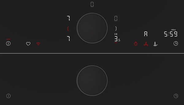 Picture of Neff T69FUV4L0 90cm Induction Hob in Black