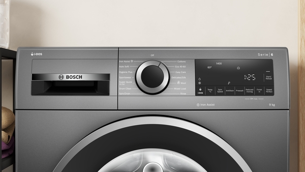 Picture of Bosch WGG244FRGB 9kg 1400 Spin Washing Machine in Cast Iron Grey