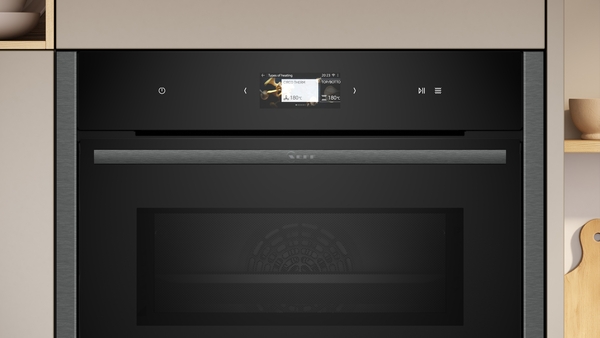 Picture of Neff C24MS71G0B Built In Compact oven With Microwave Function In Graphite