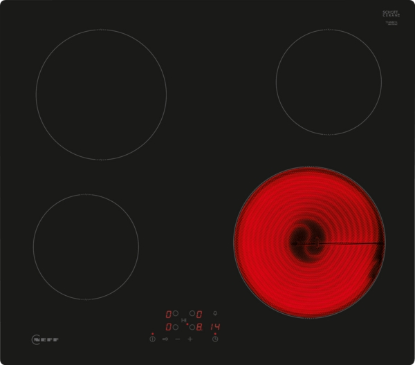 Picture of Neff T16NBE1L 60cm Electric Ceramic Hob in Black