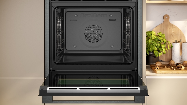 Picture of Neff B24CR31G0B 60cm Single Built In Electric Oven in Graphite