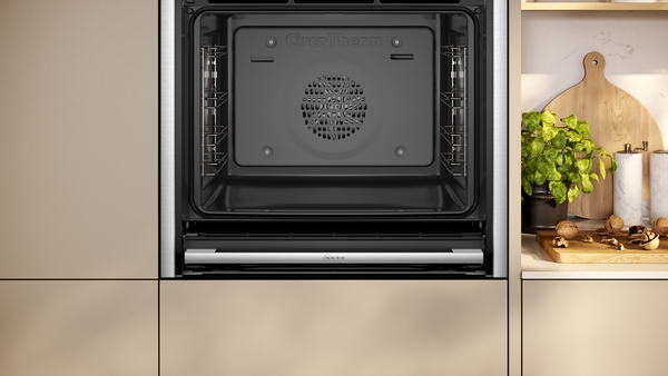 Picture of Neff B54CR31N0B Built In Single Electric Oven in Stainless steel with Slide & Hide®