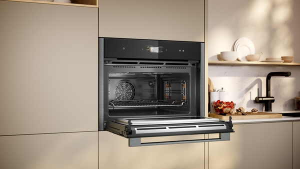 Picture of Neff C24MS71G0B Built In Compact oven With Microwave Function In Graphite