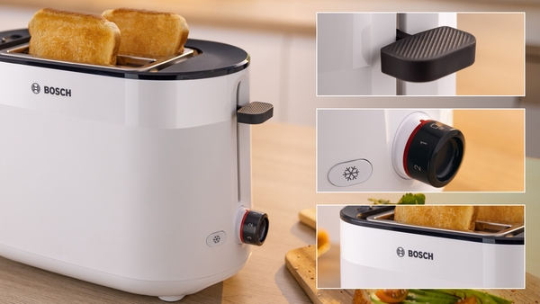 Picture of Bosch TAT2M121GB, Compact toaster White